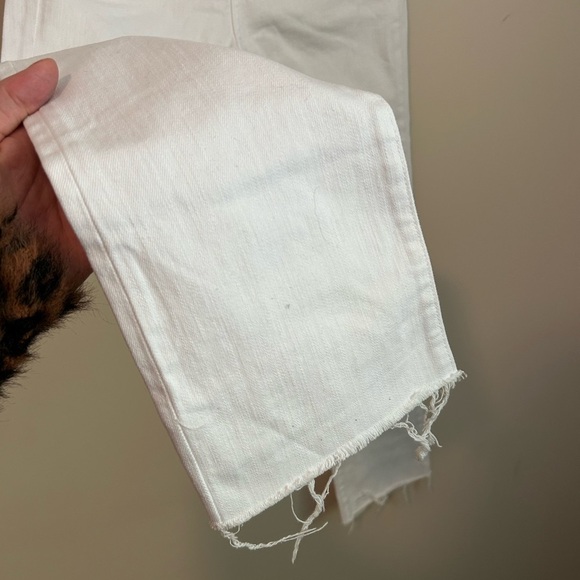 Veronica Beard Carly 11" Kick Flare Jeans in White Size 24 - Picture 4 of 9